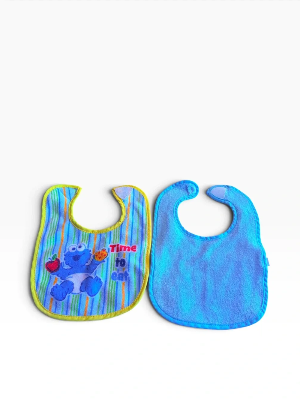 Baby Bibs Mixed Lot of 10 Mixed Blue, Orange, Tan, White